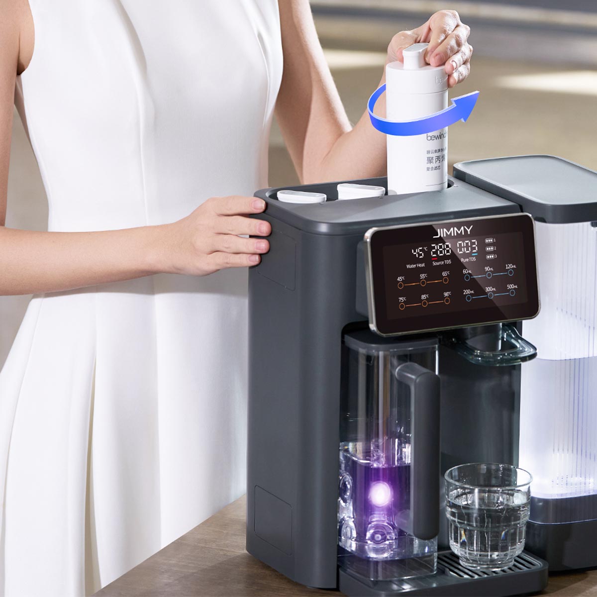 浄水器・整水器 OlyMall MRET Molecular Quantum Resonator КУПИТИ Фільтр для очищувача води JIMMY Q2S for R9 (3-Mineralized